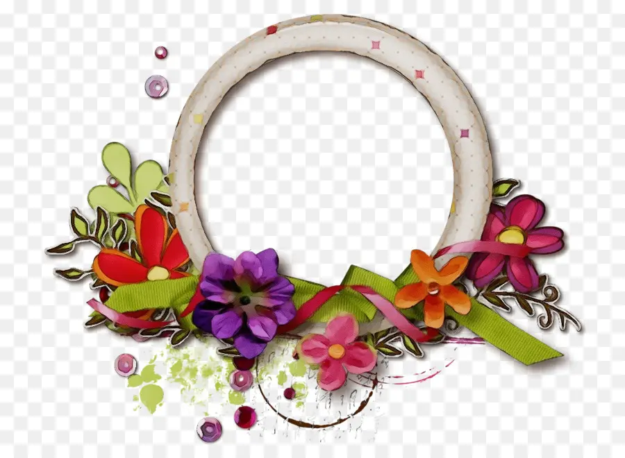 Quadro De Imagem，Flower Frame PNG