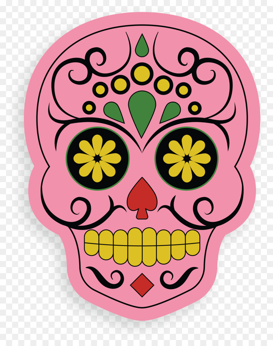 Caveira De Açúcar，Decorativo PNG