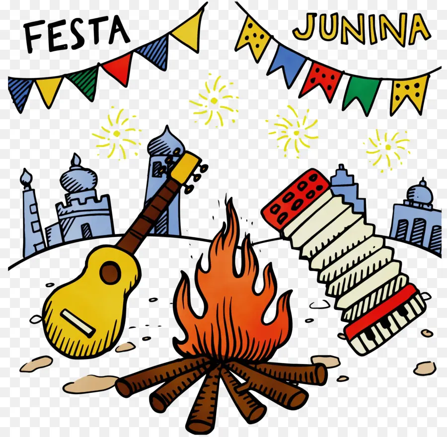 Festa Junina，Fogueira PNG