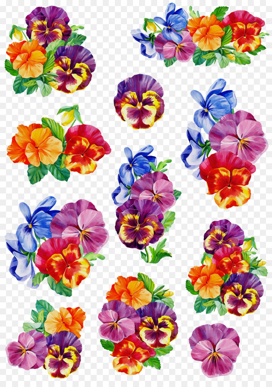 Design Floral，Pansy PNG