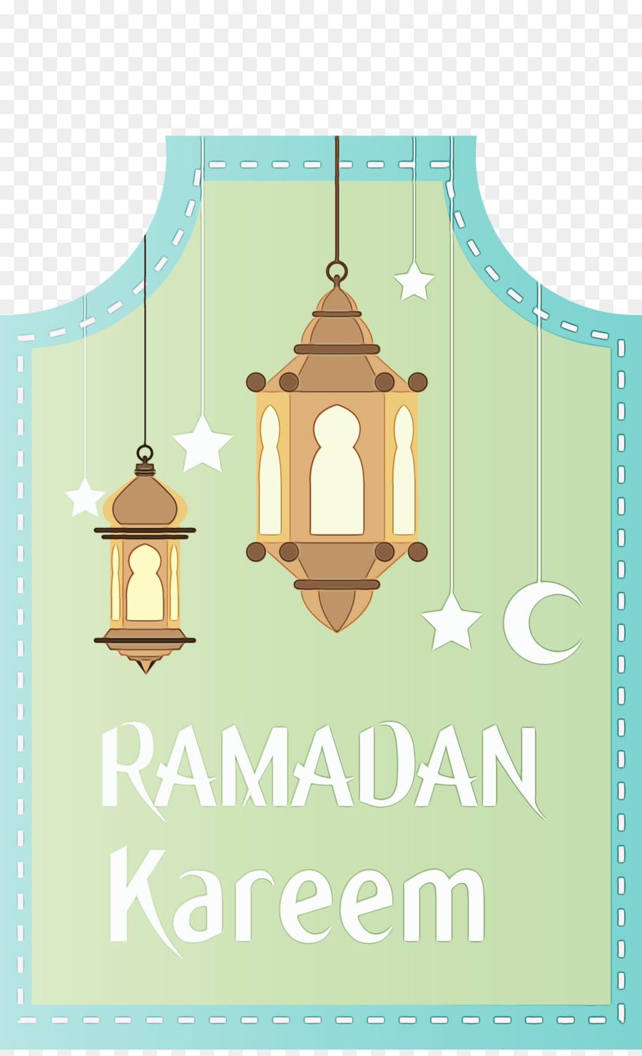 Ramadã Kareem，Lanterna PNG