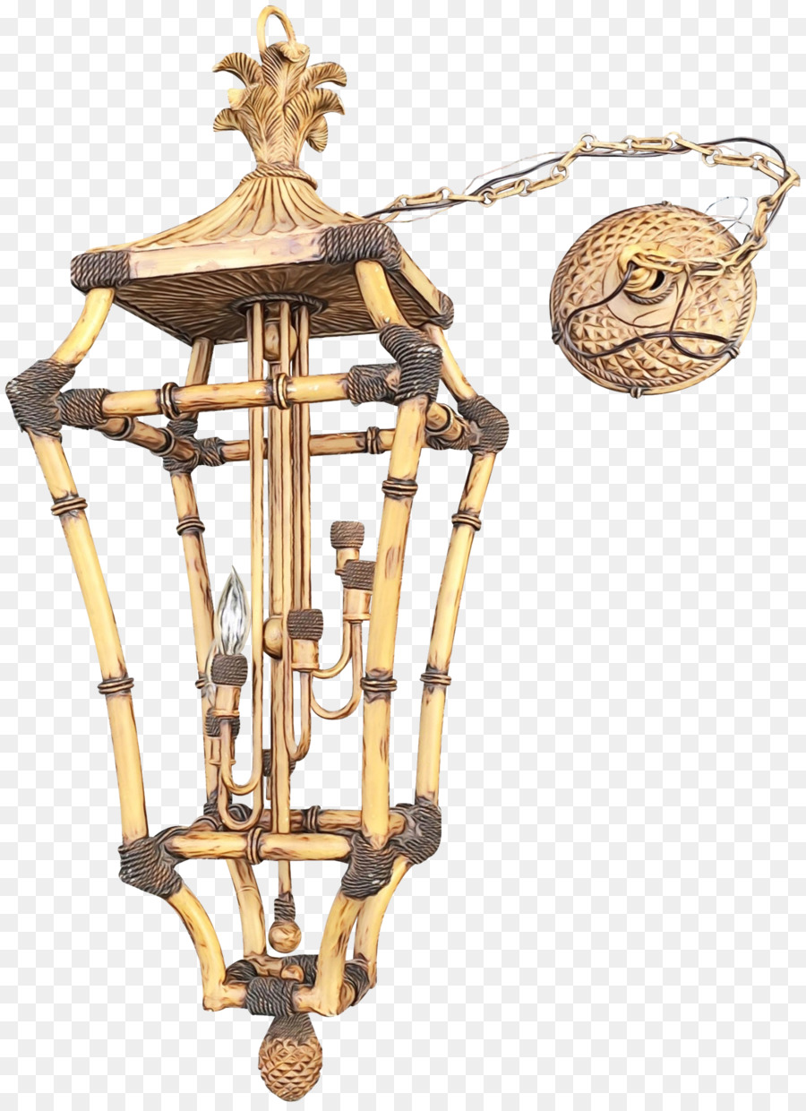 Luminária De Teto，Brass PNG