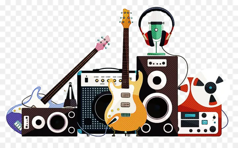 Instrumentos Musicais，Guitarra PNG