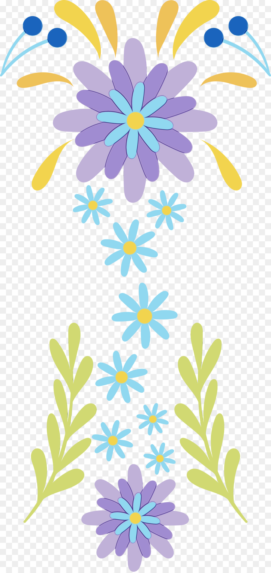 Desenho Floral，Cortar Flores PNG