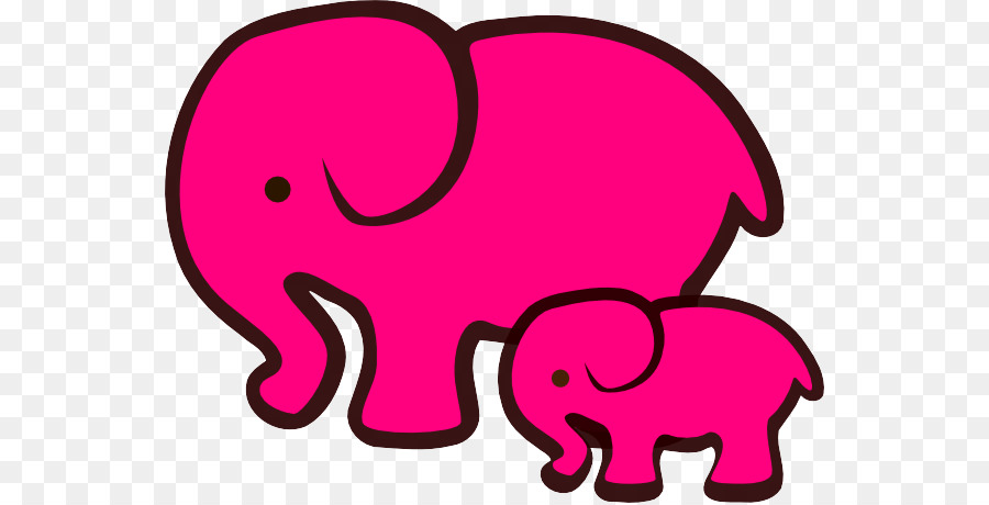 Desenho，Elefante Indiano PNG