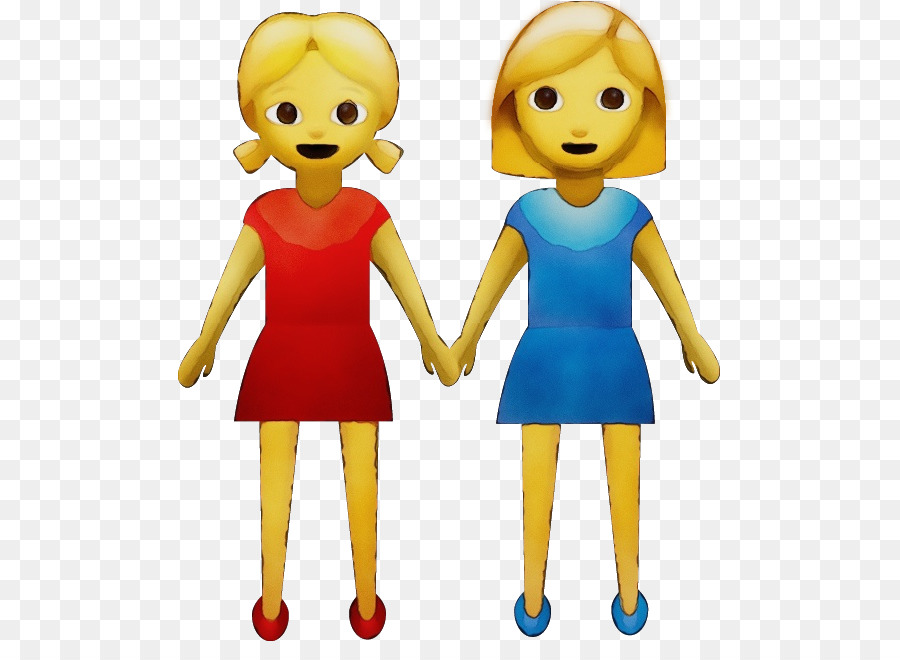 Emoji，De Mãos Dadas PNG