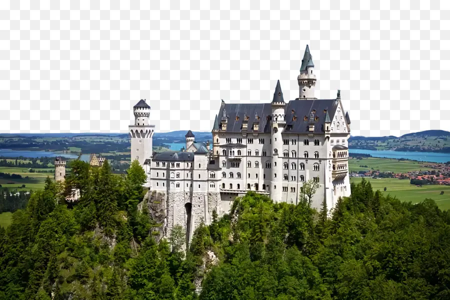 Castelo De Neuschwanstein，Castelo PNG