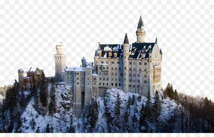 Castelo De Neuschwanstein，Castelo PNG