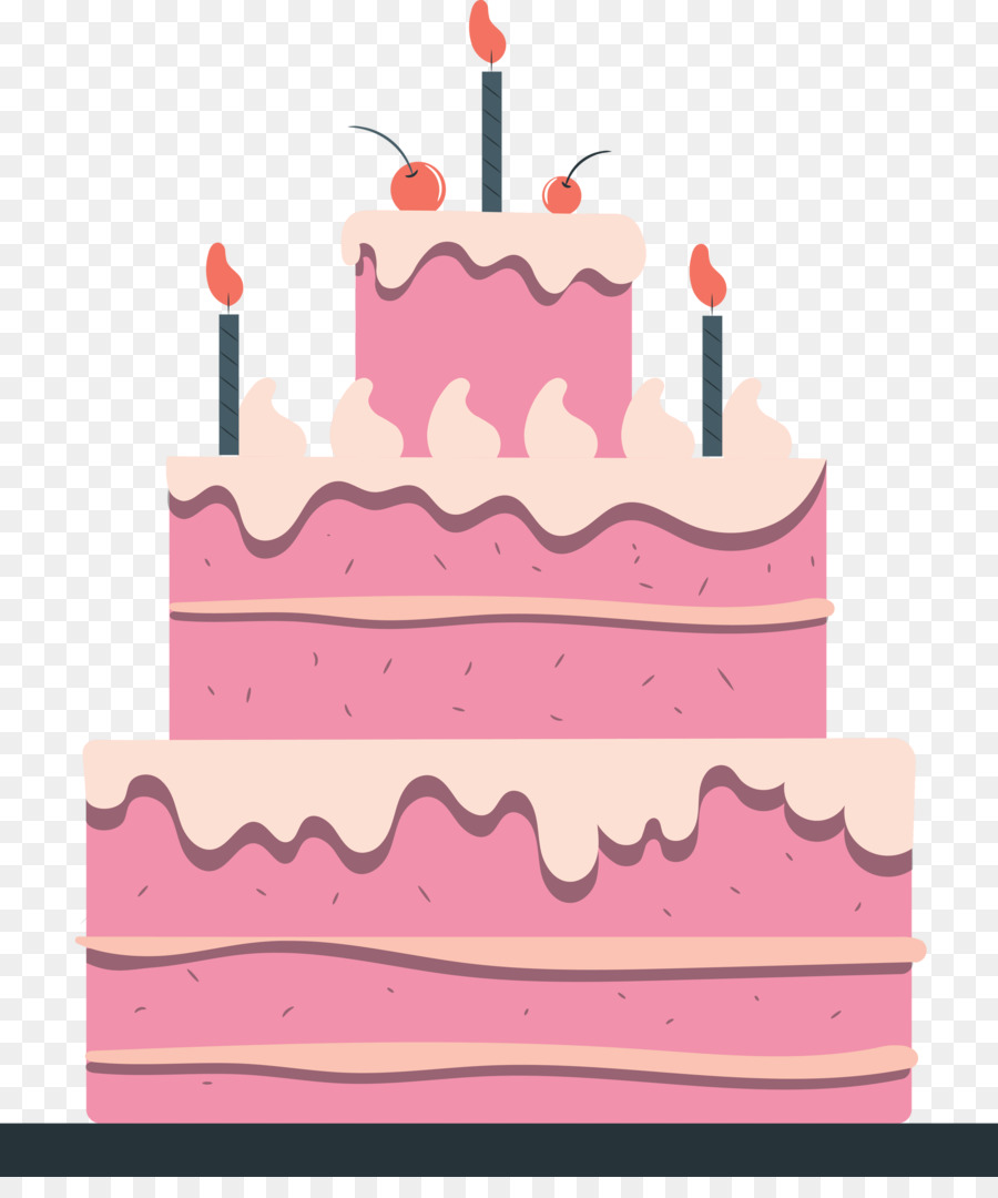 Bolo De Aniversário，Decoração Do Bolo PNG