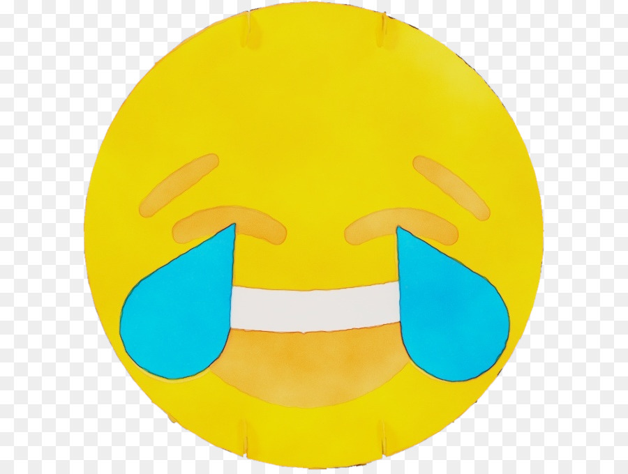 Smiley，Rosto Com Lágrimas De Alegria Emoji PNG
