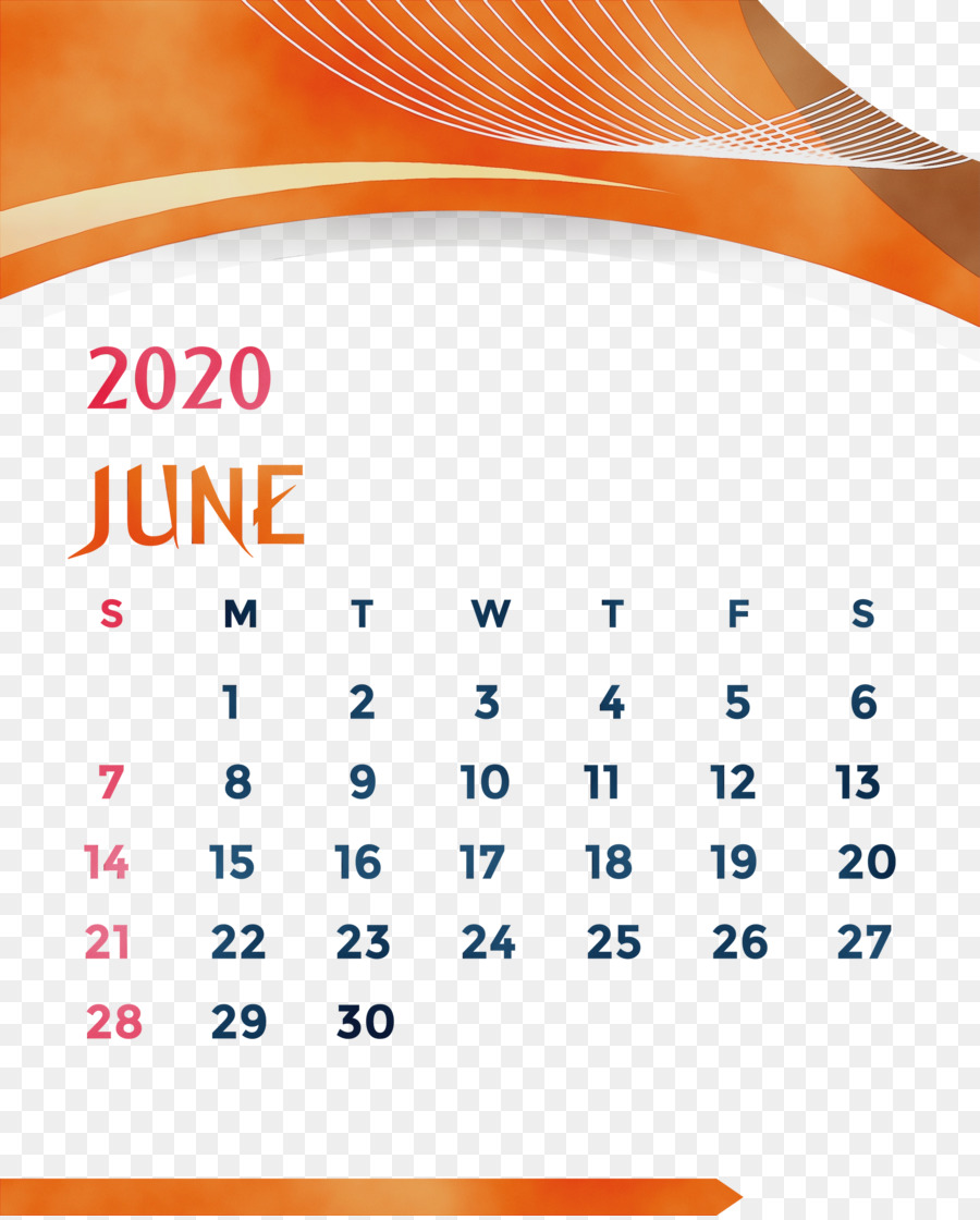 Calendário De Junho De 2020，Data PNG