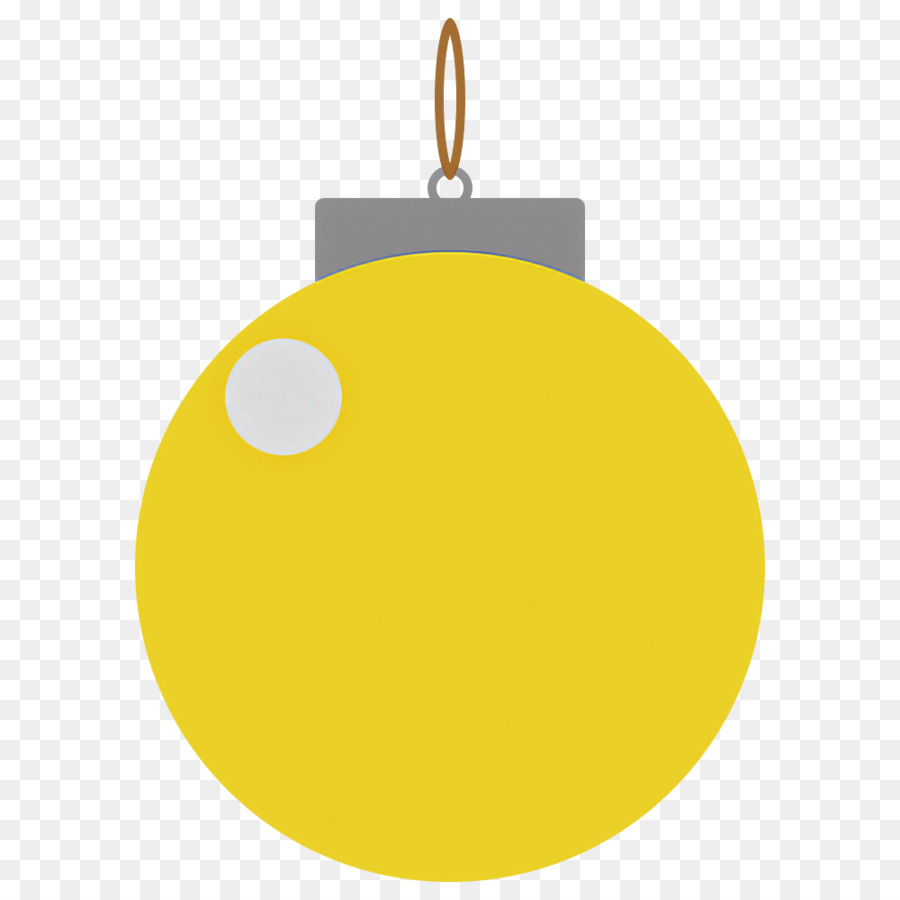 Enfeite De Natal，Amarelo PNG