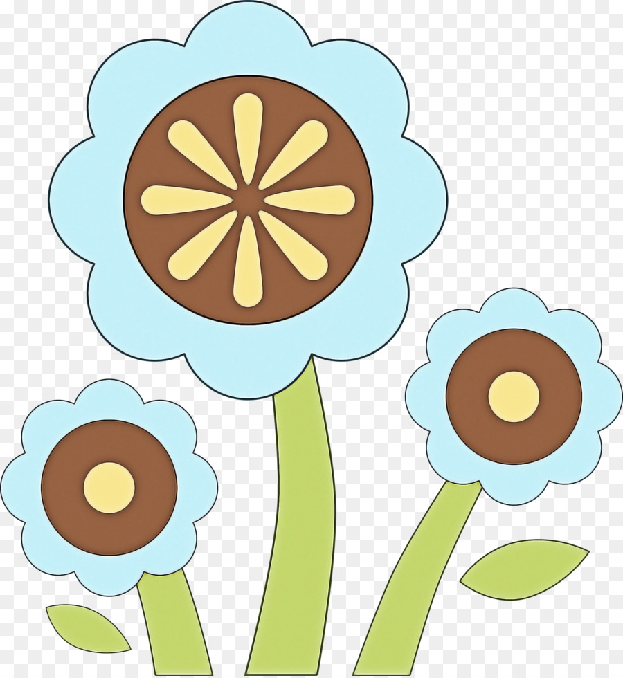 Flores，Azul PNG