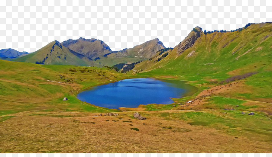 Lago，Montanhas PNG