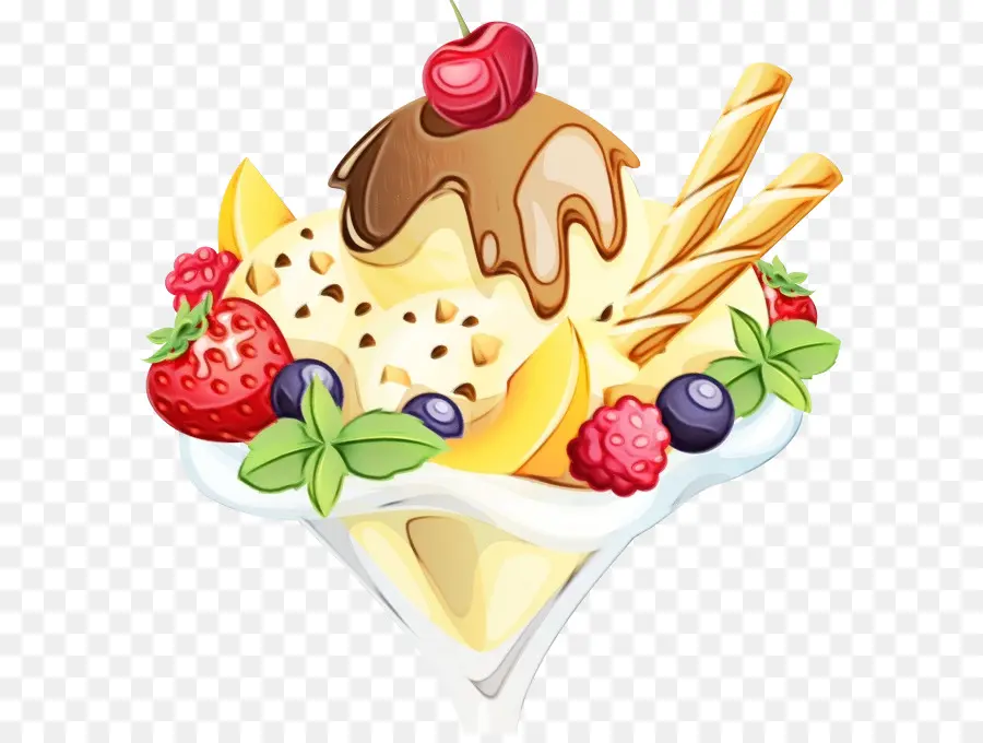 Sundae De Sorvete，Sobremesa PNG