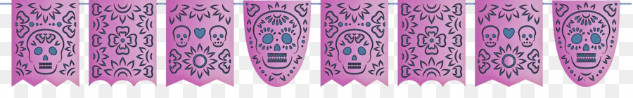 Banners De Caveira Verde，Crânio PNG