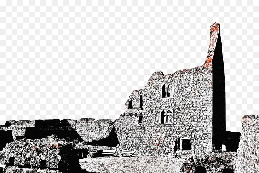 Arquitetura Medieval，Histórico Do Site PNG