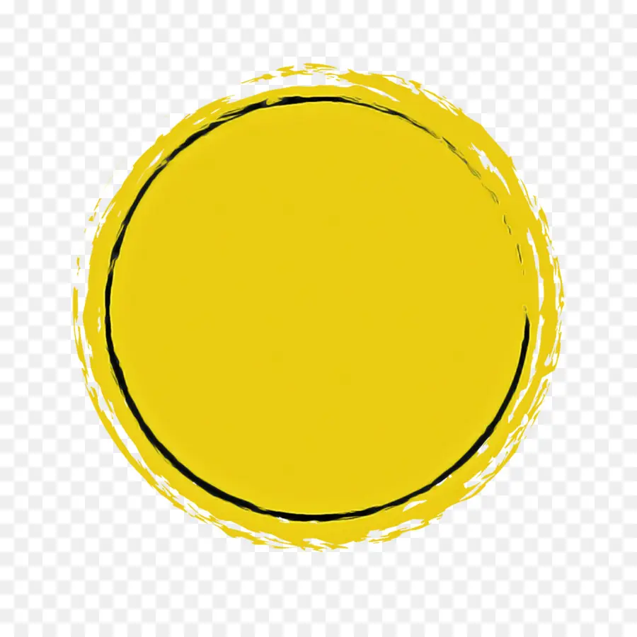 Círculo，Amarelo PNG