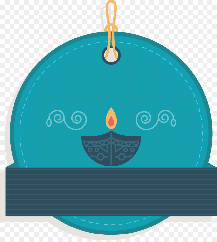 Enfeite De Natal，Turquesa PNG