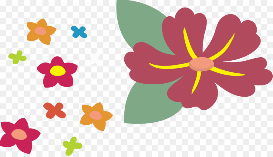 Design Floral，Ilusão De ótica PNG