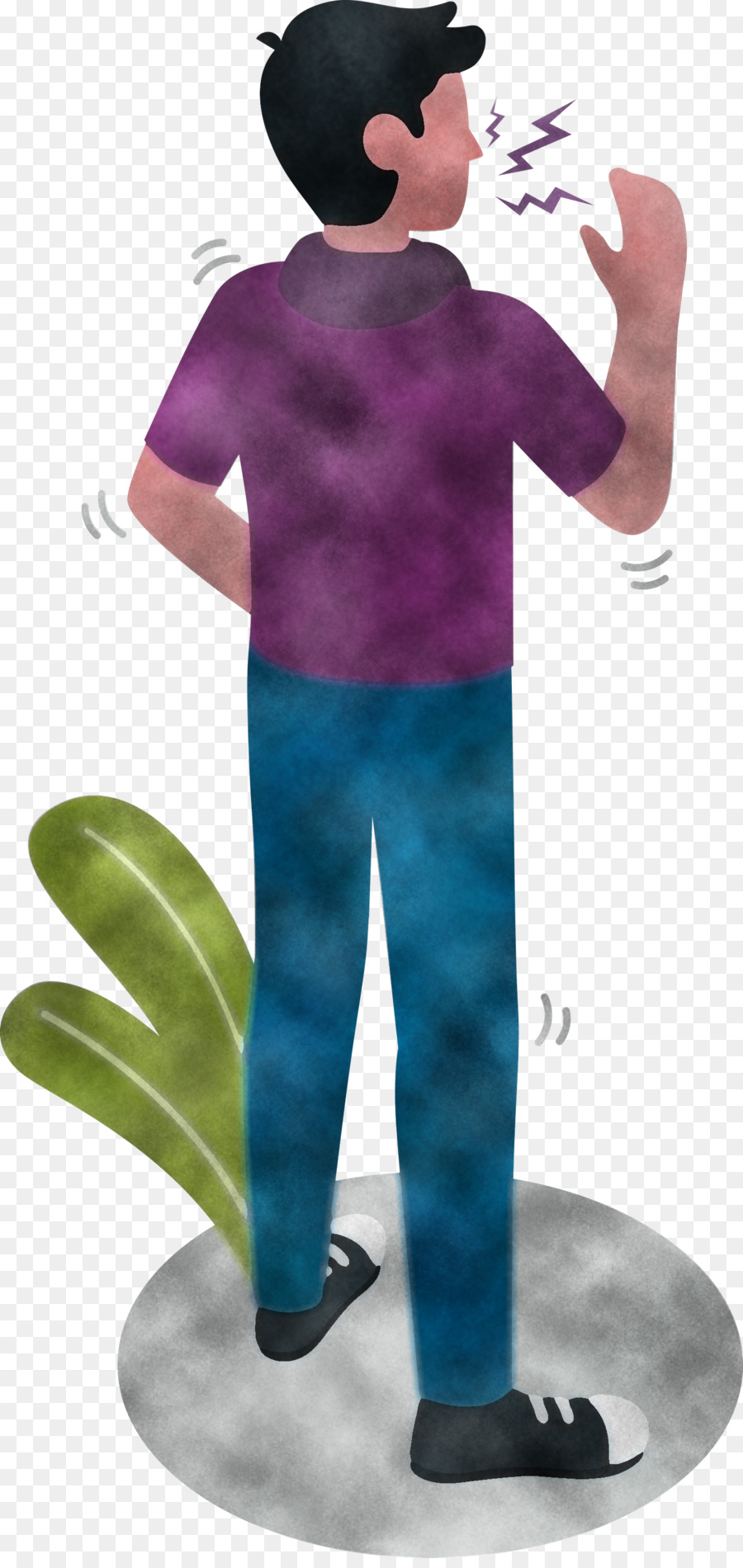 Roxo，Estatueta PNG