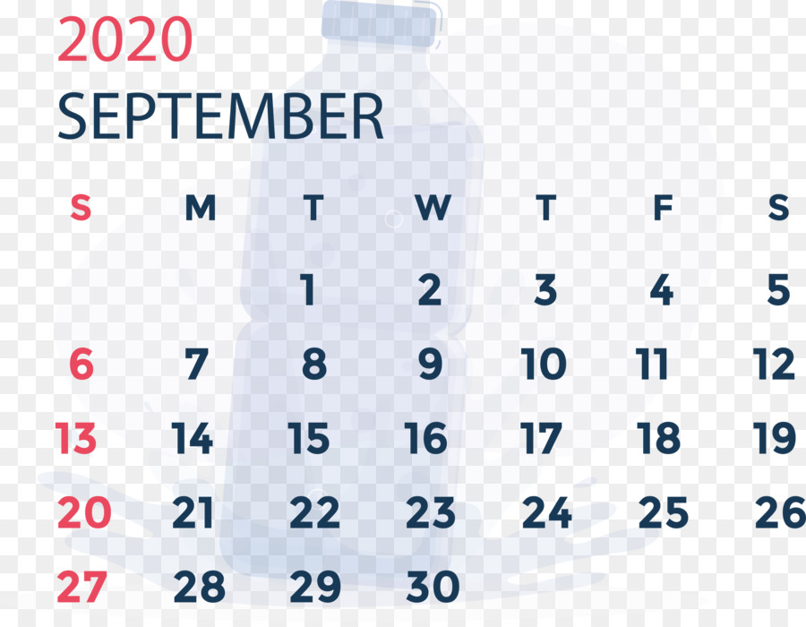 Calendário De Setembro De 2020，Datas PNG