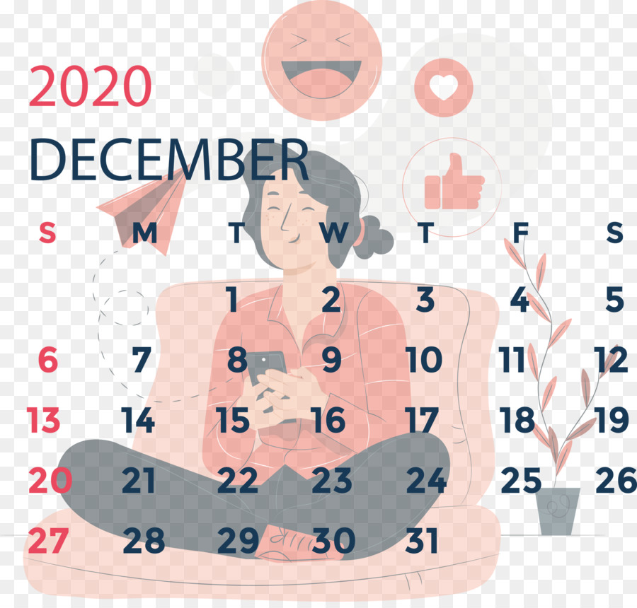 Calendário，Dezembro PNG