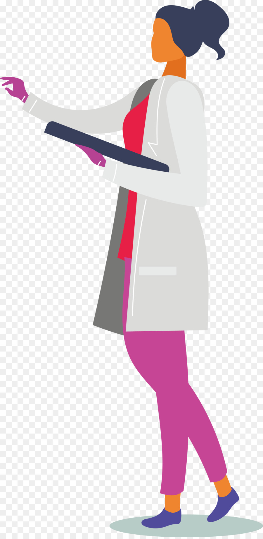 Ilustra O De M Dica Feminina，Médico PNG