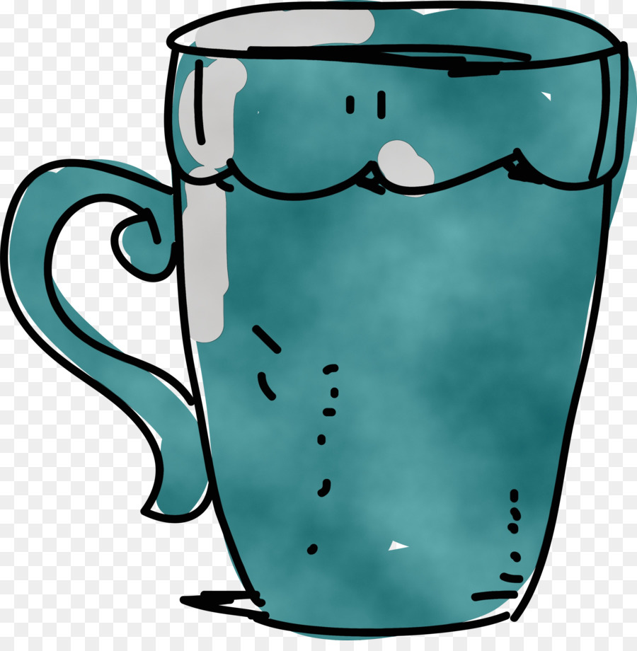 Caneca Azul，Xícara PNG