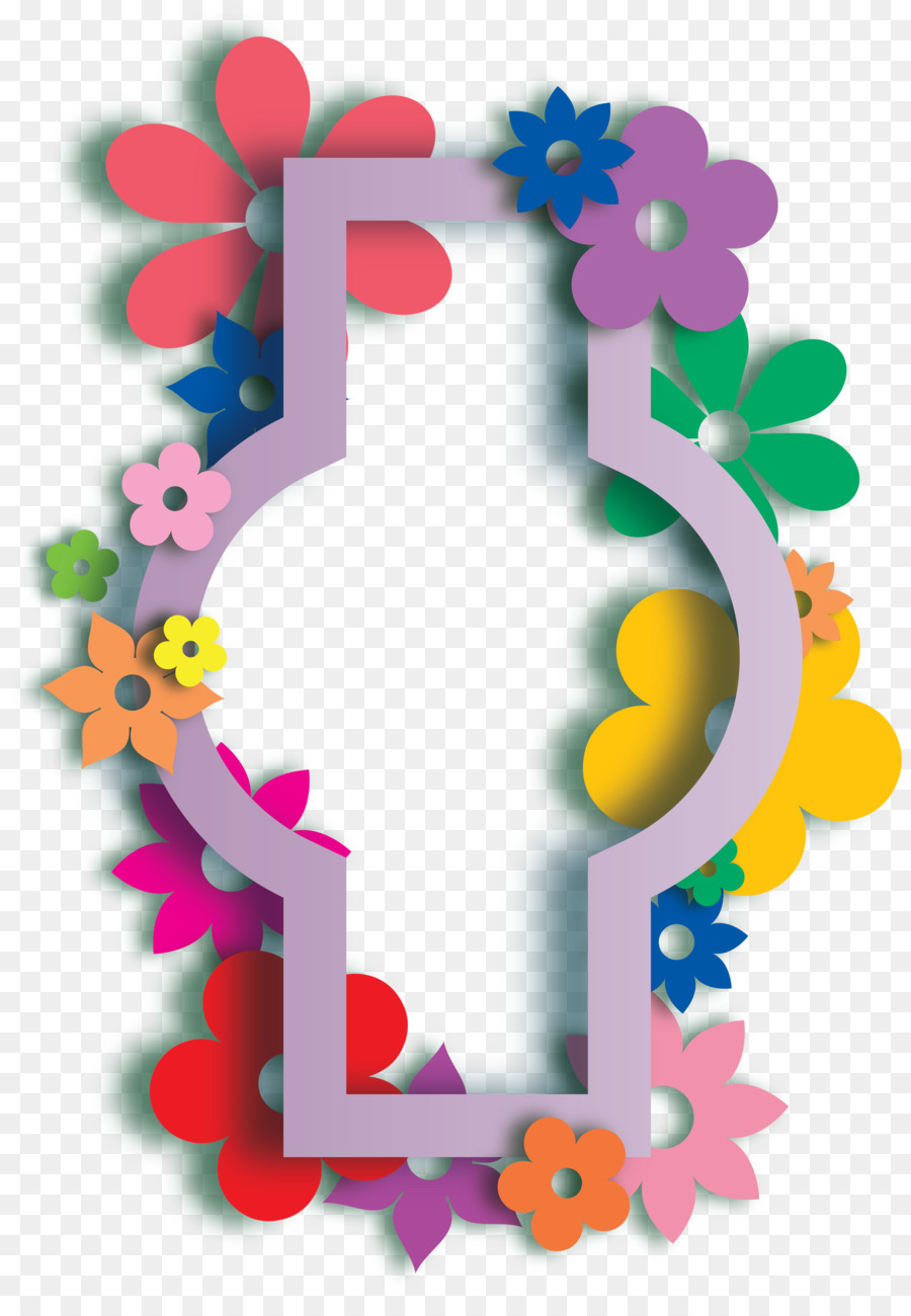 Desenho Floral，Quadro De Imagem PNG