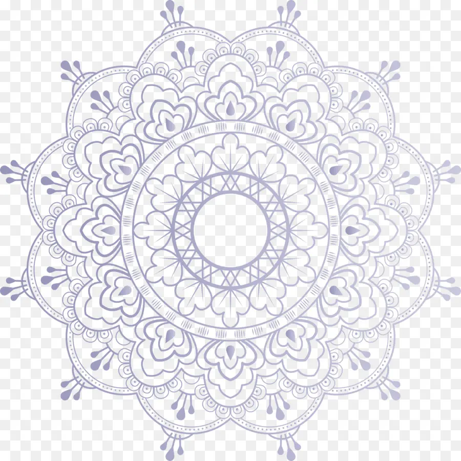 Mandala，Livro De Colorir PNG