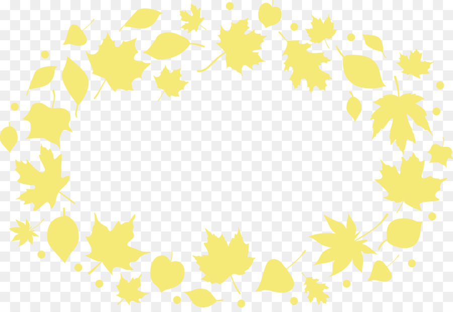 Desenho Floral，Amarelo PNG