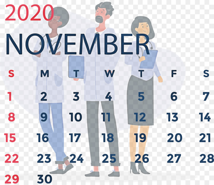 Calendário De Novembro，2020 PNG