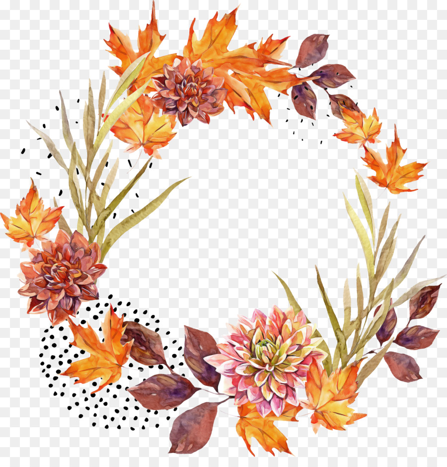 Design Floral，Folha PNG