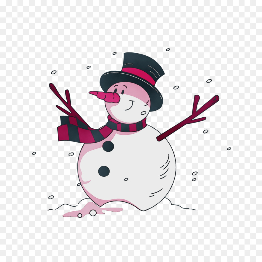 Desenho De Boneco De Neve，Inverno PNG