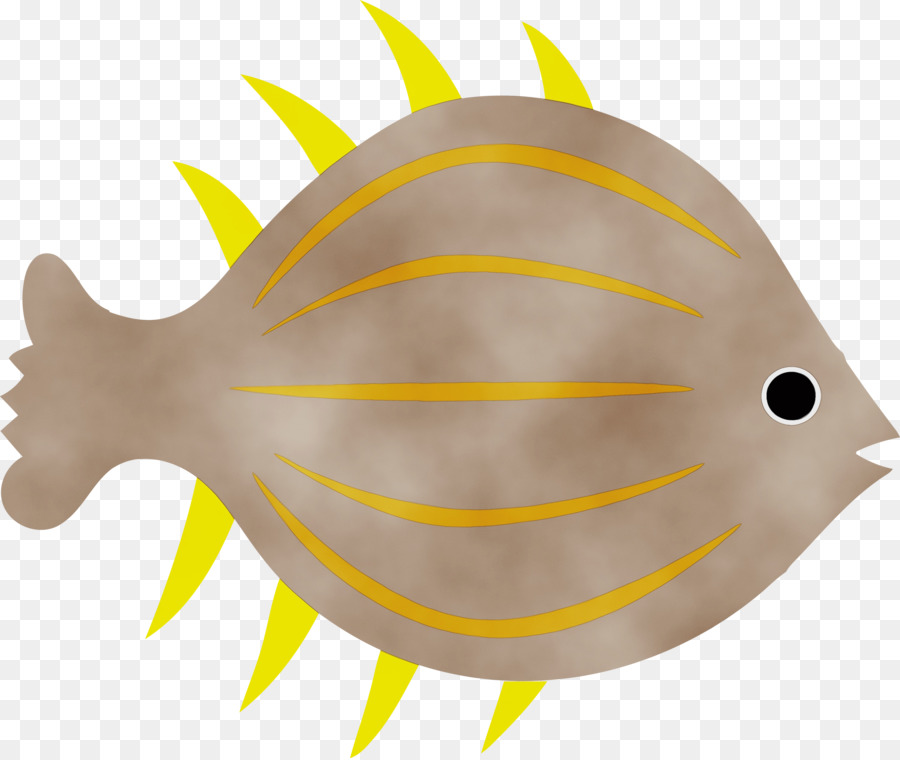 Amarelo，Peixe PNG