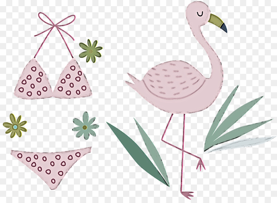 Flamingo，Bikini PNG