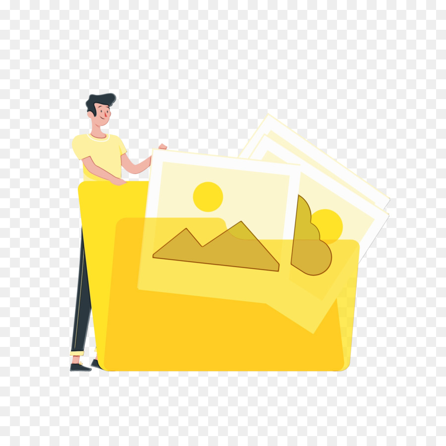 Cartoon，Amarelo PNG