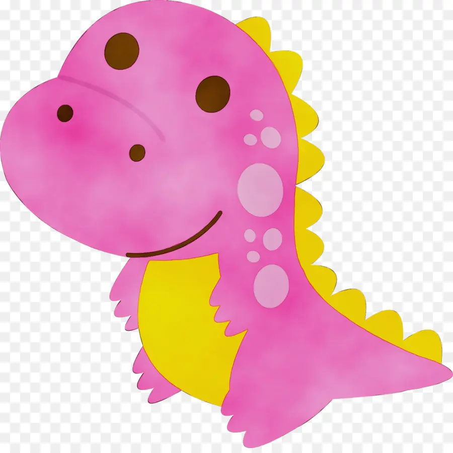 Dinossauro Rosa，Bonitinho PNG