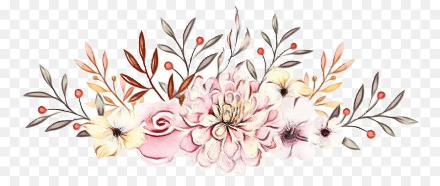 Design Floral，Flor PNG