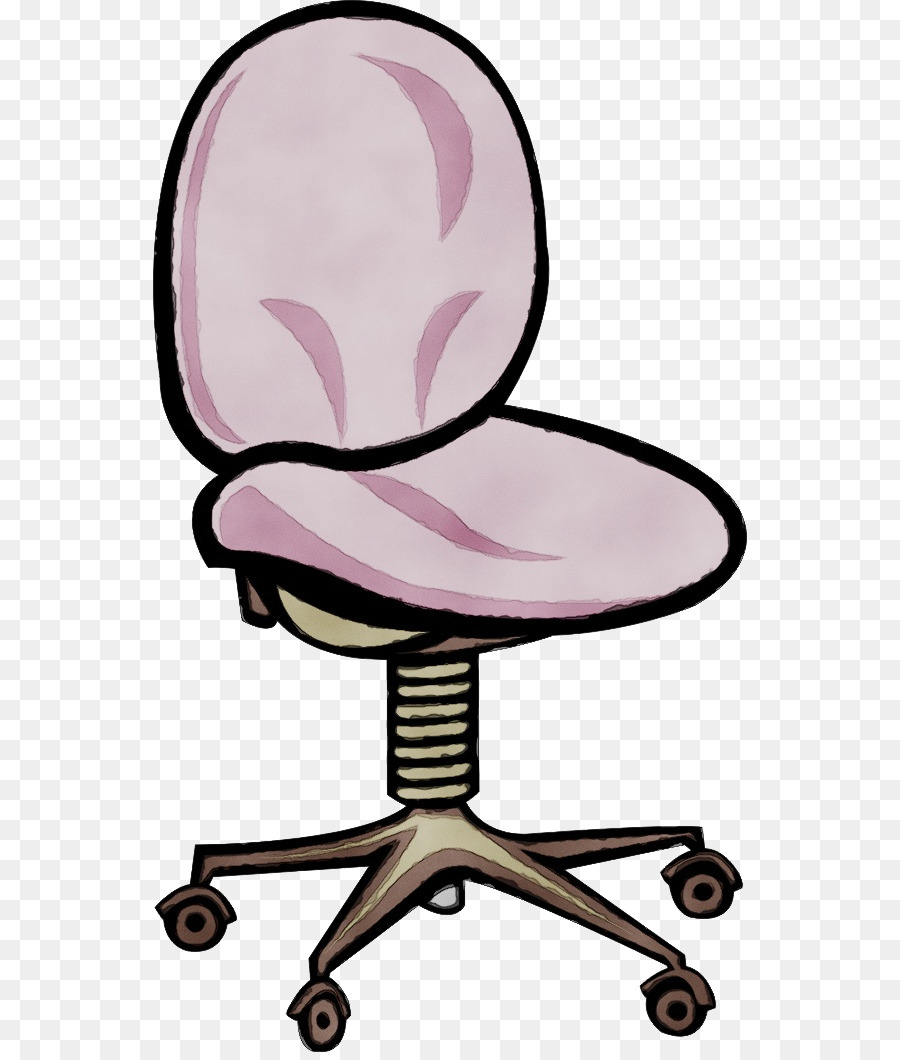 Cadeira Rosa，Escritório PNG