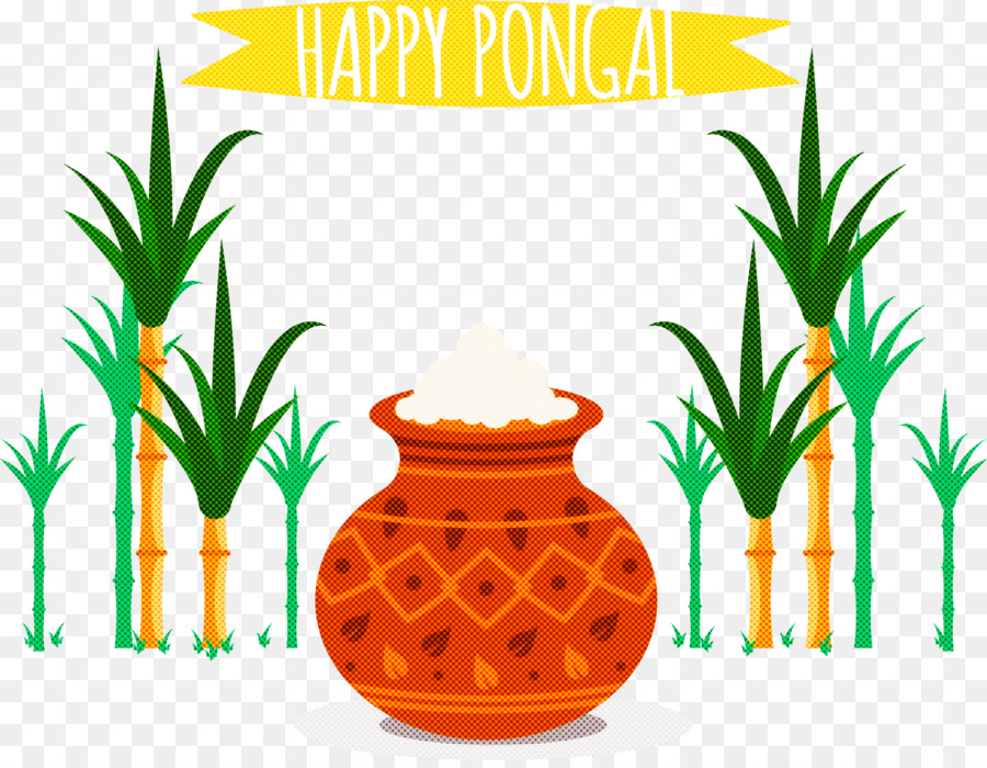 Abacaxi，Flowerpot PNG