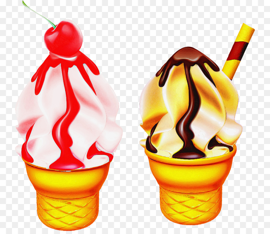 Sundae，Sorvete De Casquinha PNG