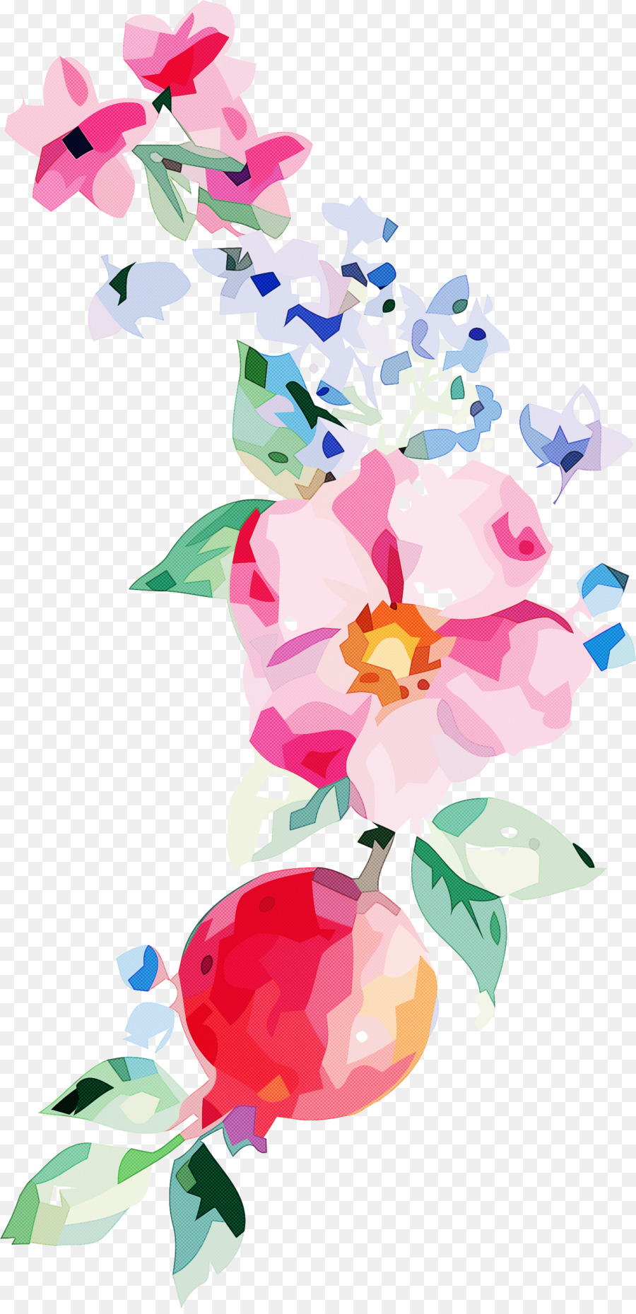 Design Floral，Traça Orquídeas PNG