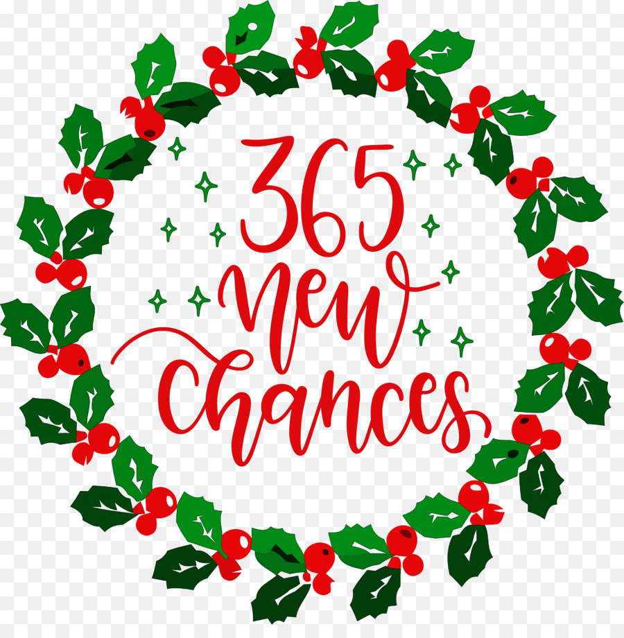 365 Novas Chances，Ano Novo PNG