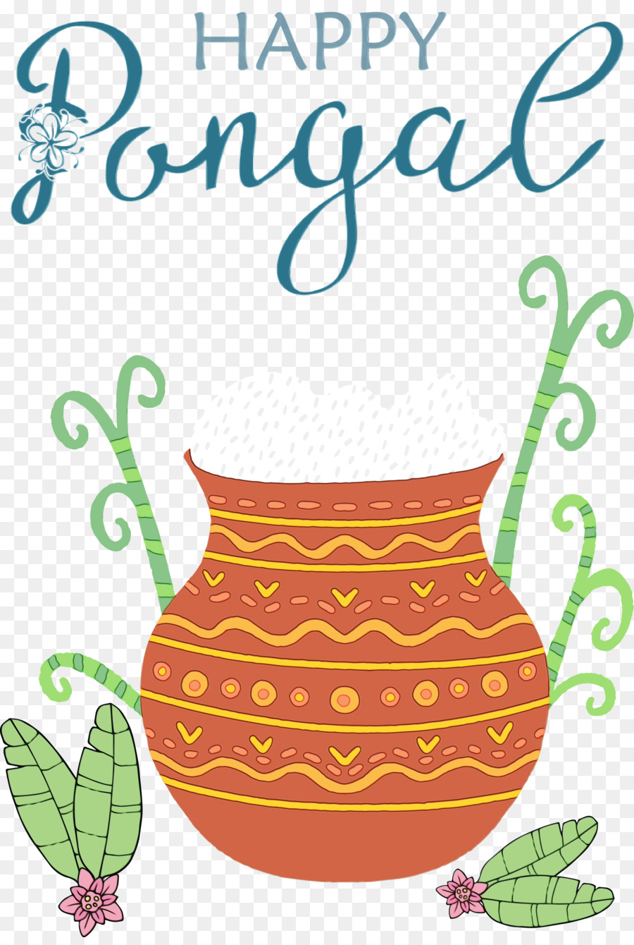 Pongal，Texto PNG