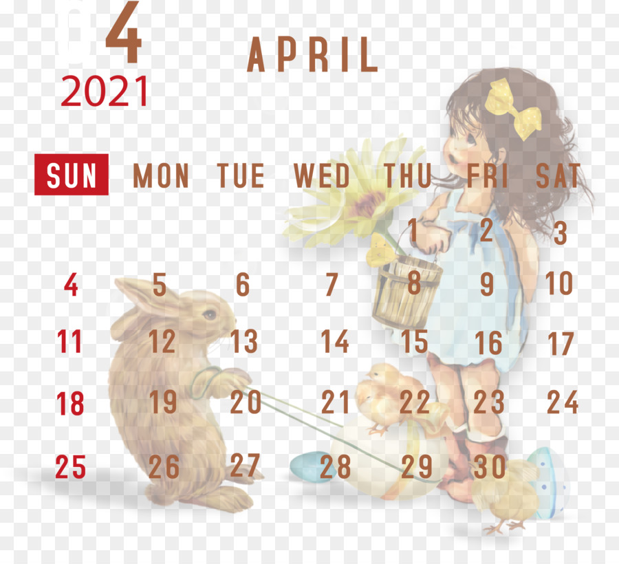 Calendário De Abril De 2021，Datas PNG