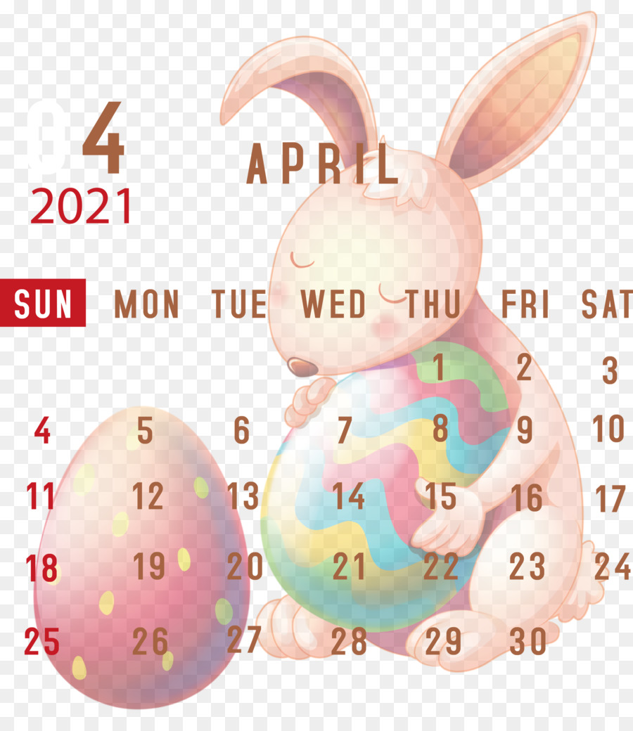 Calendário De Abril，2021 PNG