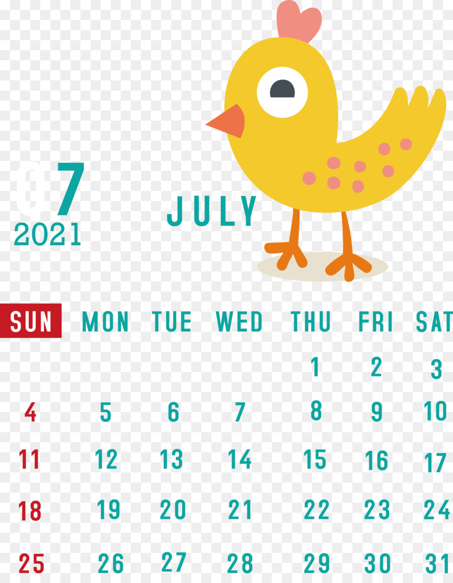 Calendário De Julho，Mês PNG