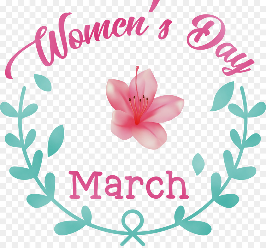Dia Internacional Da Mulher，Design Floral PNG